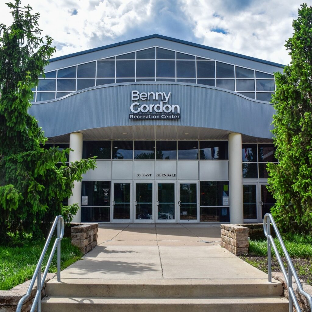 Entrance of Benny Gordon Rec Ctr, Webster Groves